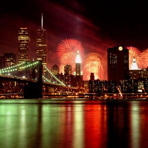 Joey G Photography, Joeygphoto Photo Art, New York Moods Twin Towers with Fireworks