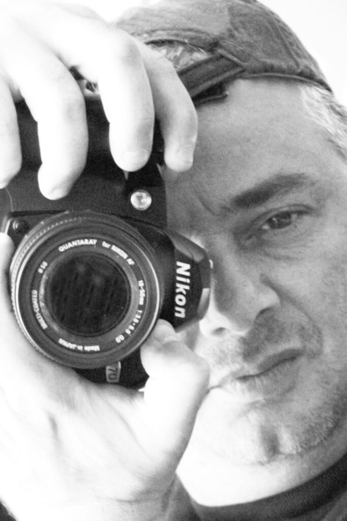 Joey G with his camera raised